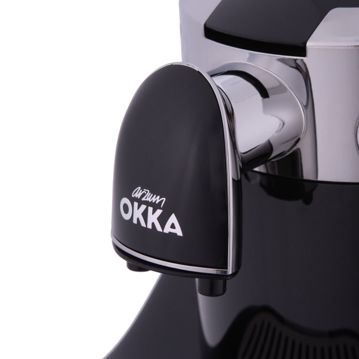 Arzum Okka Turkish Coffee Machine 710 Watt - OK002-26 - Black x Silver - Local Warranty