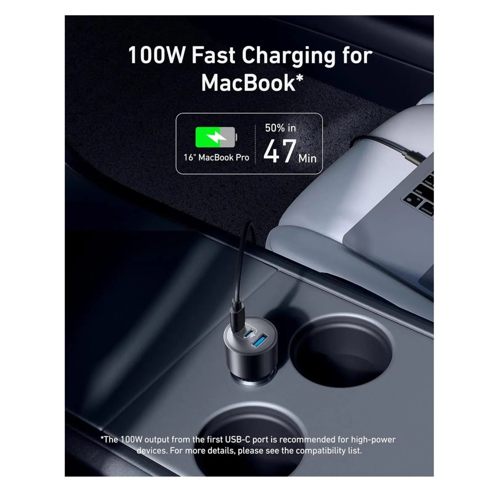 Car Charger ANKER IQ Nano 167.5W - Triple Ports - Local Warranty