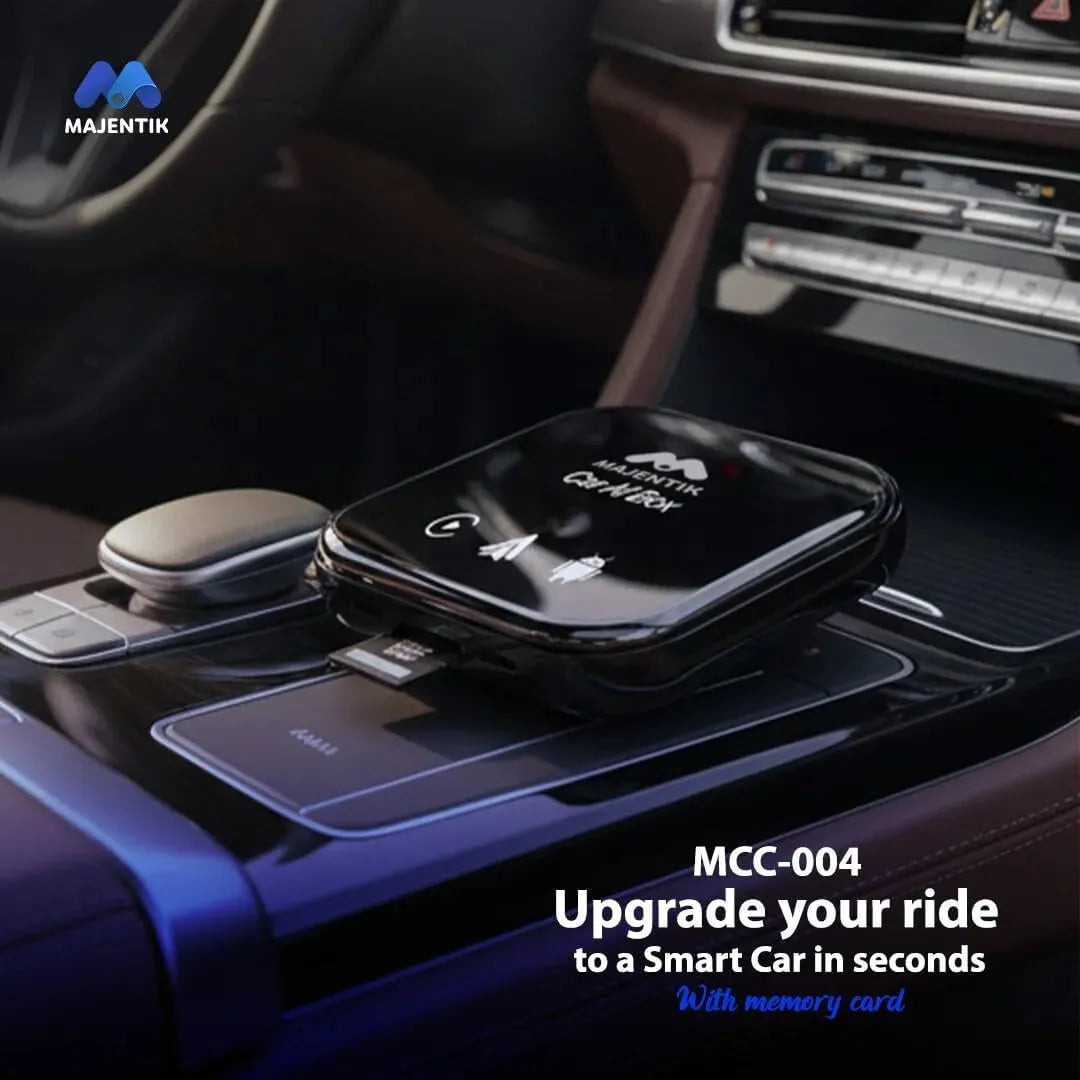 Majentik Car Ai Box MMC-004 Apple CarPlay and Android Auto Multimedia Streaming Box