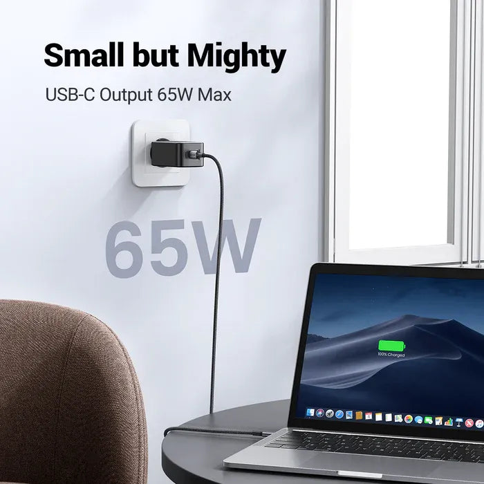 Adapter GaN UGREEN NEXODE 65W met - Trio Ports | CD244 - Local Warranty