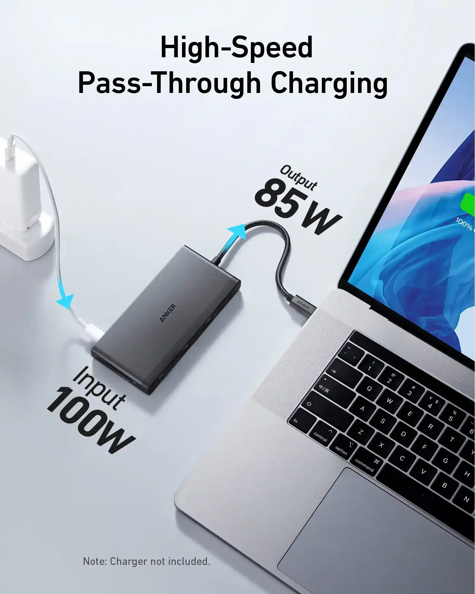 Adapter Hub ANKER 552 USB-C 9-in-1 - 4K HDMI - Black | A8373H11 - Local Warranty
