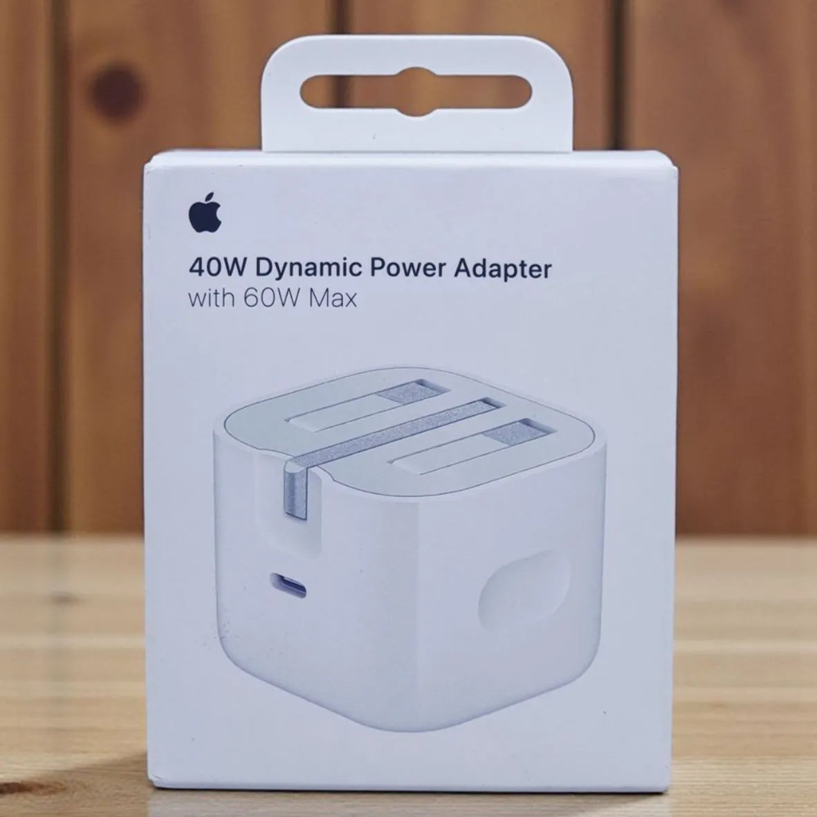 Apple 40W 3-Pin Dynamic Power Adapter with 60W Max