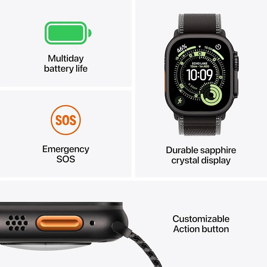 Apple Watch Ultra 3 Titanium 49mm - Local Apple Warranty