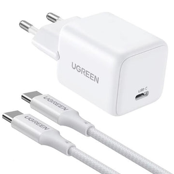 Charger UGREEN 30W GaN - with 1x Usb-C Cable | X513 - Local Warranty