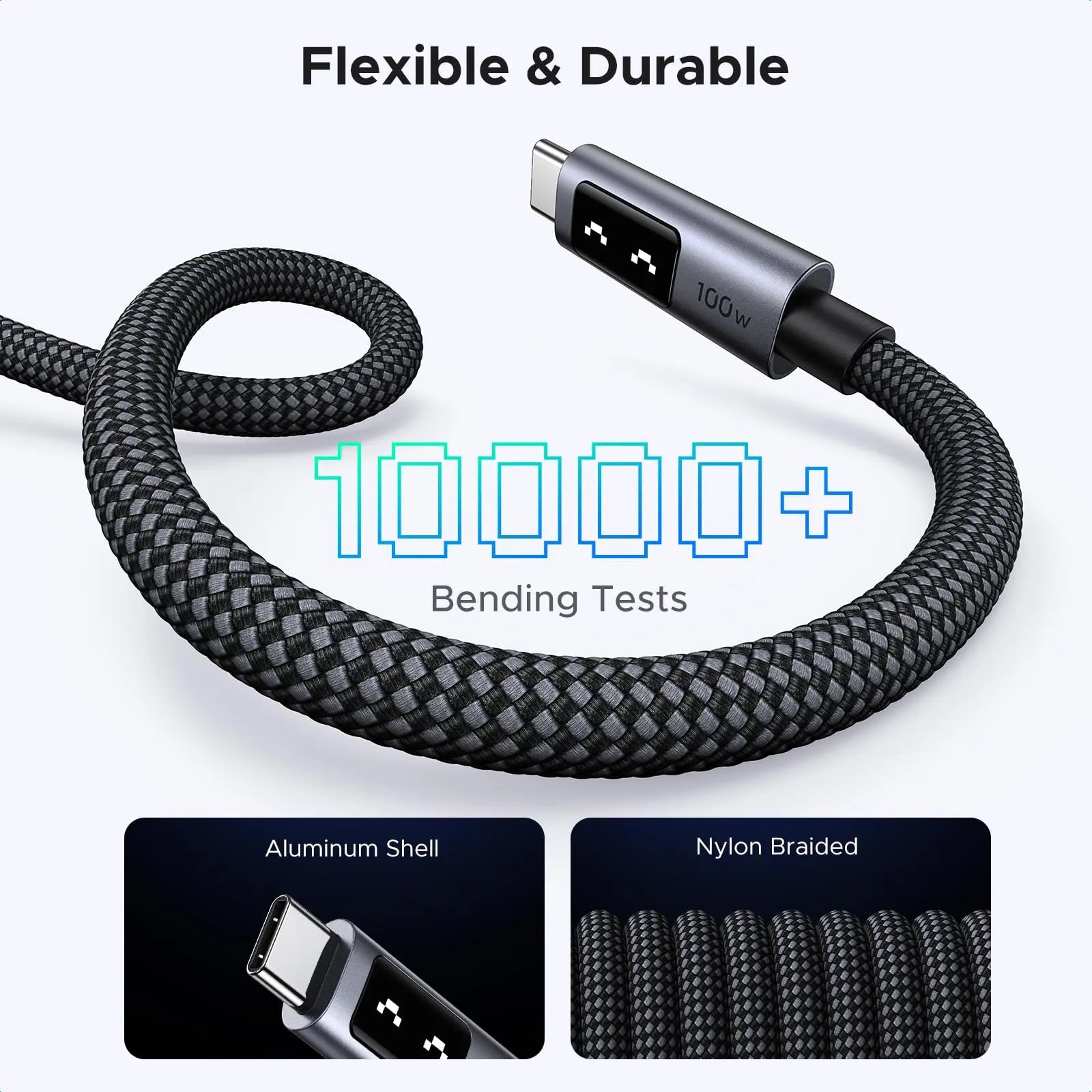 Charging Cable UGREEN UNO 5A Max 100W USB-C to USB-C | L509 - Local Warranty