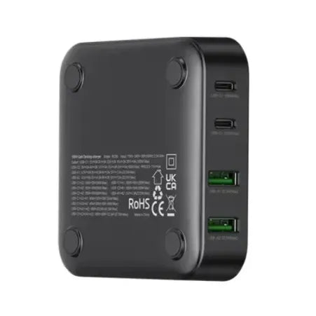 Desktop Charger RECCI 100W GaN 4-Port UK Plug | RC39 - Local Warranty