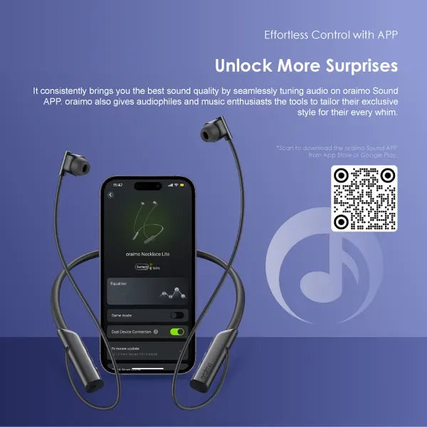 Oraimo FreeLace Necklace Lite | OEB-311 - Local Warranty