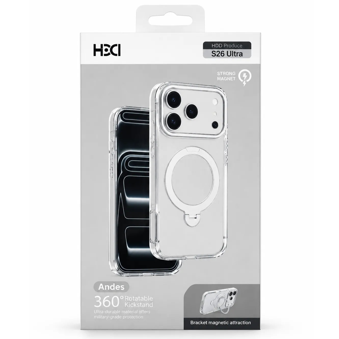 HDD Cover Samsung S26 Ultra 5G MagSafe & Rotatable KickStand Case