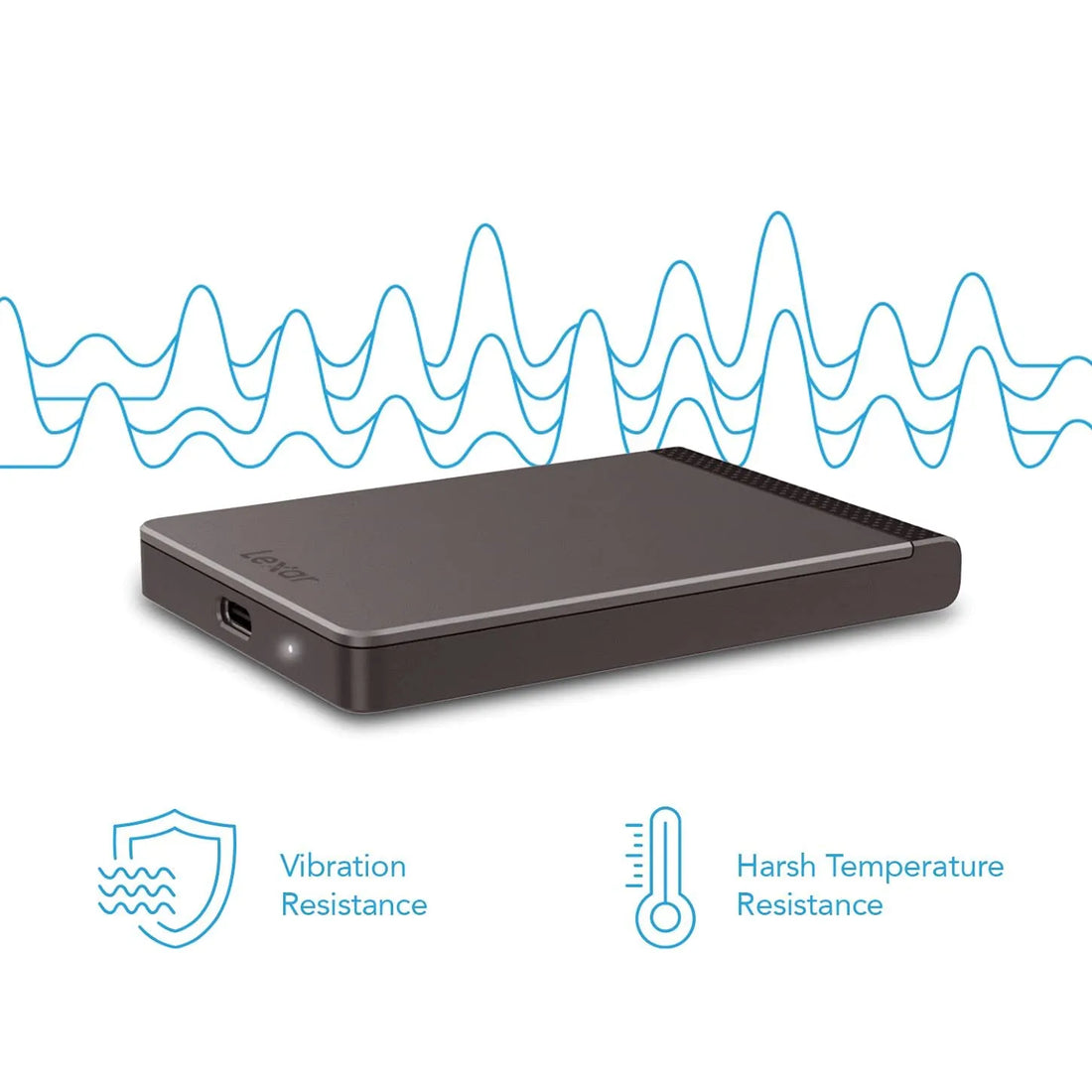 Lexar Hard Disk External SSD SL200 USB-C - 550 MB/s Speed
