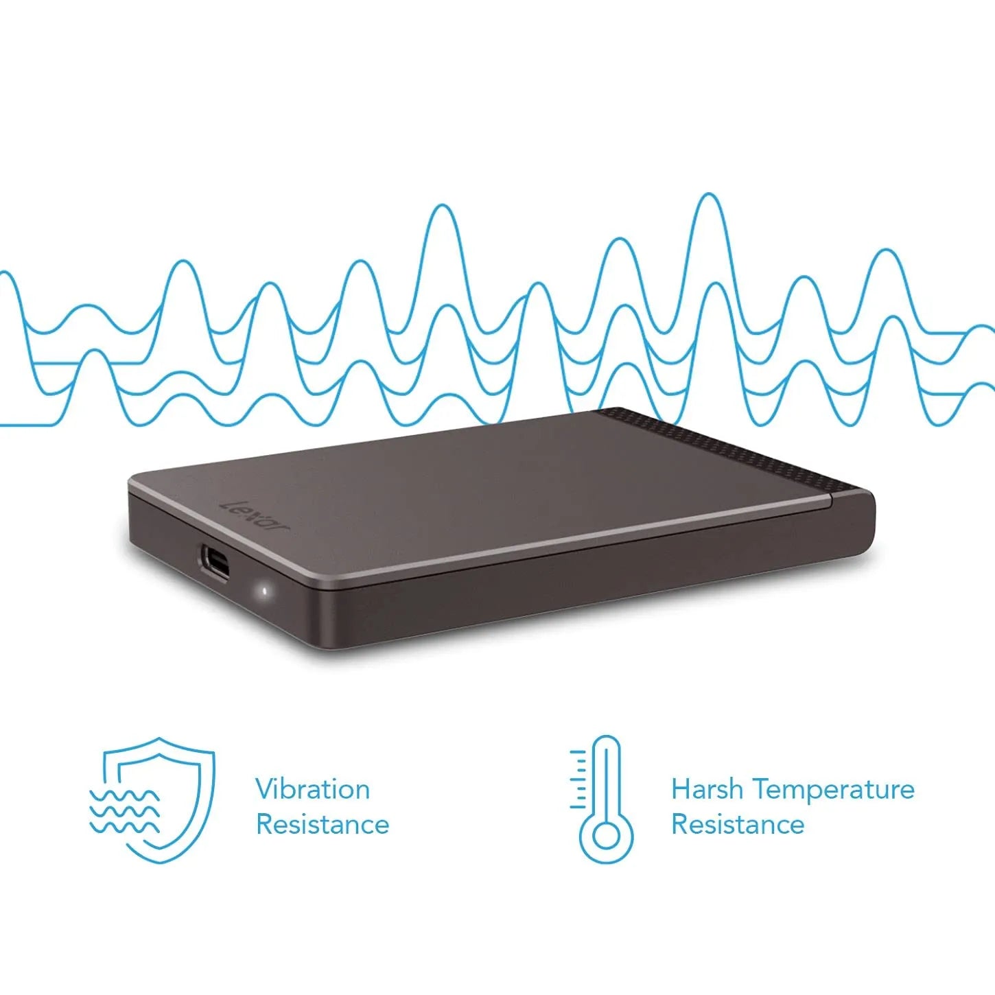 Lexar Hard Disk External SSD SL200 USB-C - 550 MB/s Speed