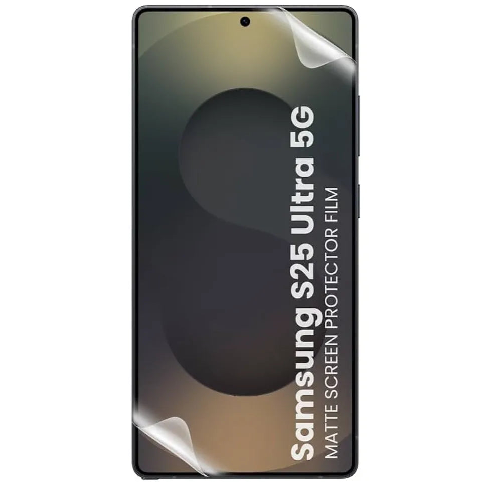 MATTE Hydrogel Screen Protector for Screen or Back - Custom Cut | S 24/25/26 Ultra & 16 Pro Max & 17 Series
