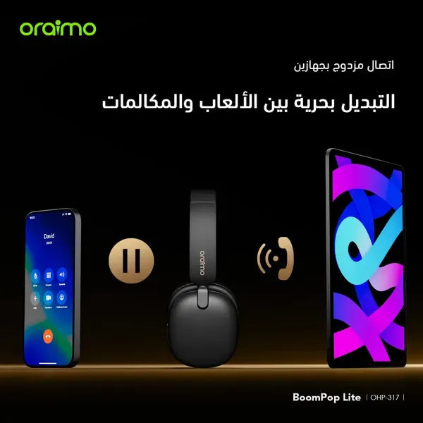 ORAIMO Wireless Headphones BoomPop Lite OHB-317 - Local Warranty