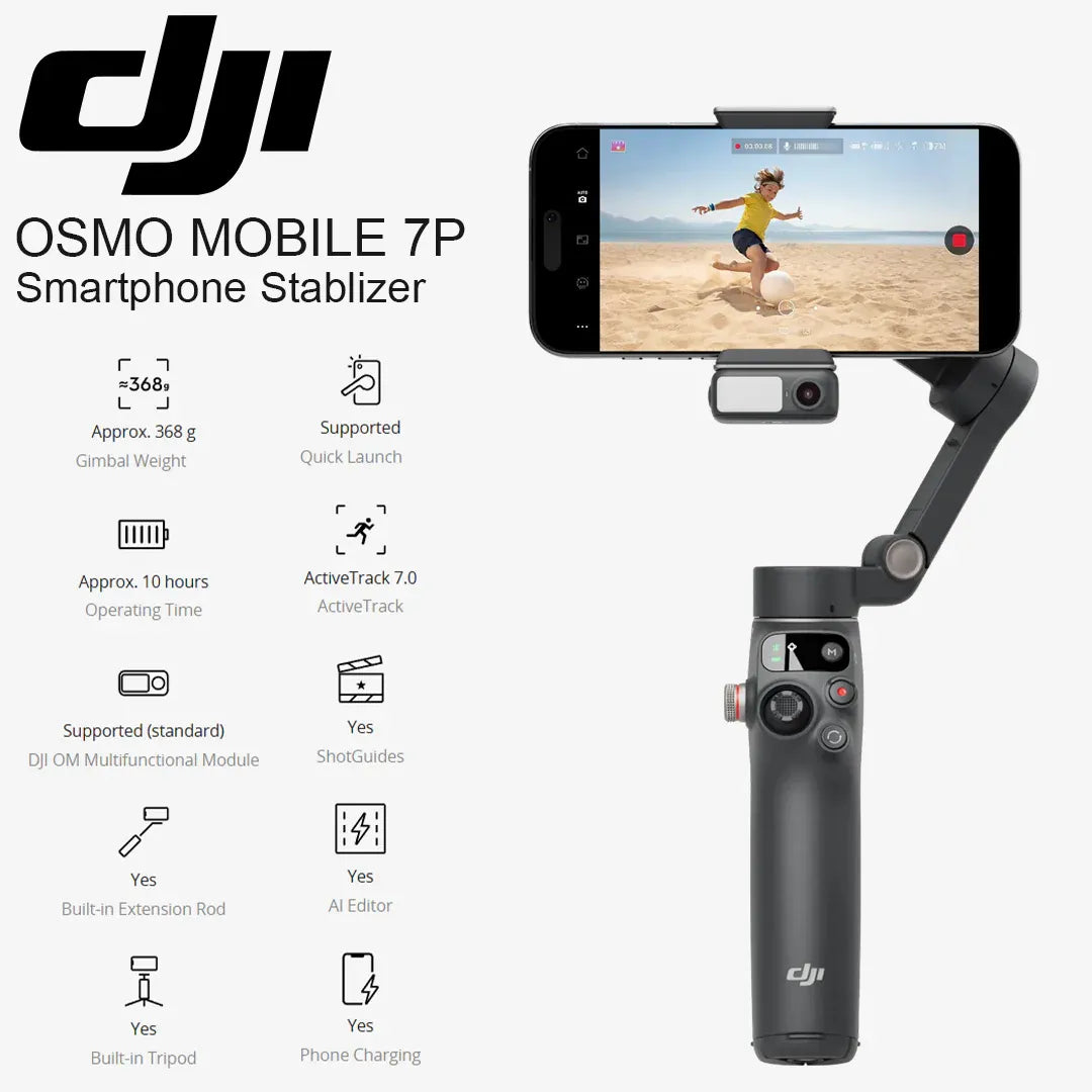 DJI OSMO Mobile 7P - Trio-Axis Gimbal