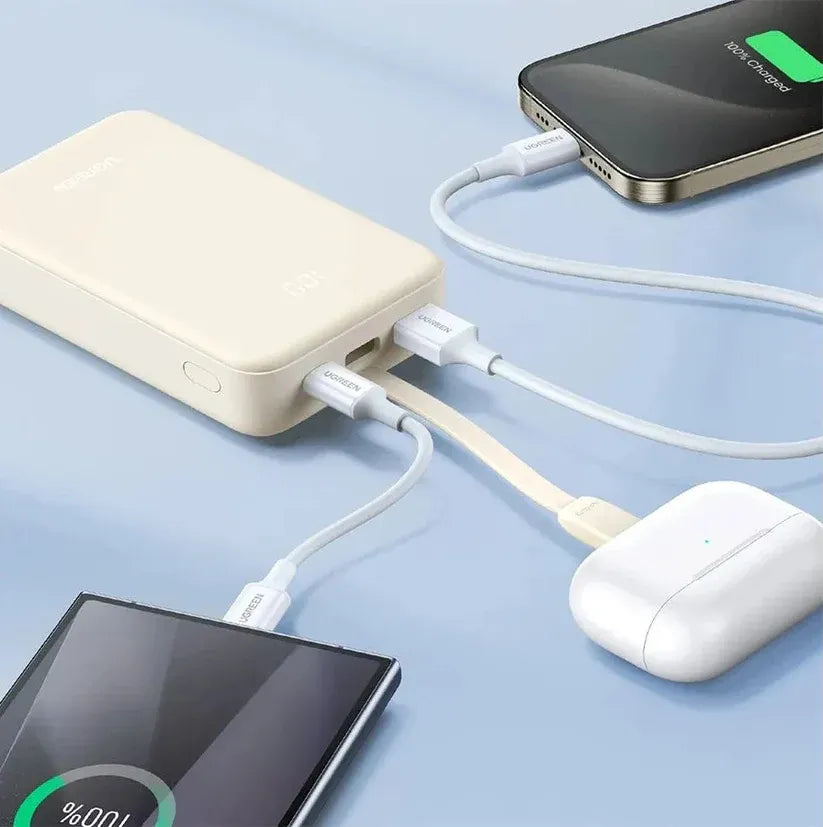 Power Bank QC+PD 30W UGREEN 20,000mAh Nexode - Built-in Cable | PB521 - Local Warranty