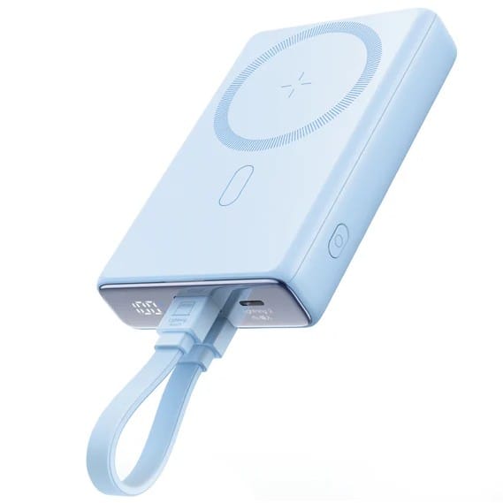 Power Bank 20W JOYROOM 10,000mAh JR-PBM01 - with Built-in Cable & Stand - Local Warranty
