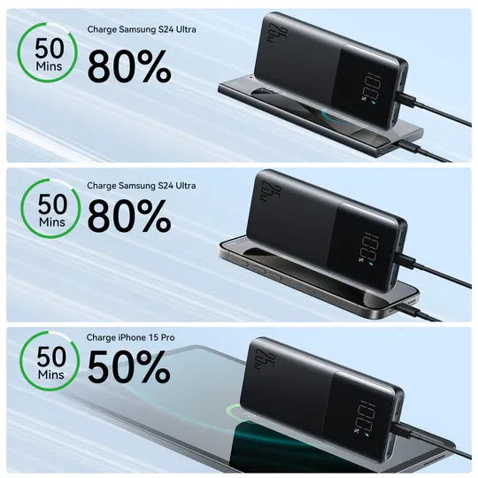 Power Bank 25W JOYROOM 10,000mAh JR-PBF20 - LED Display - Black