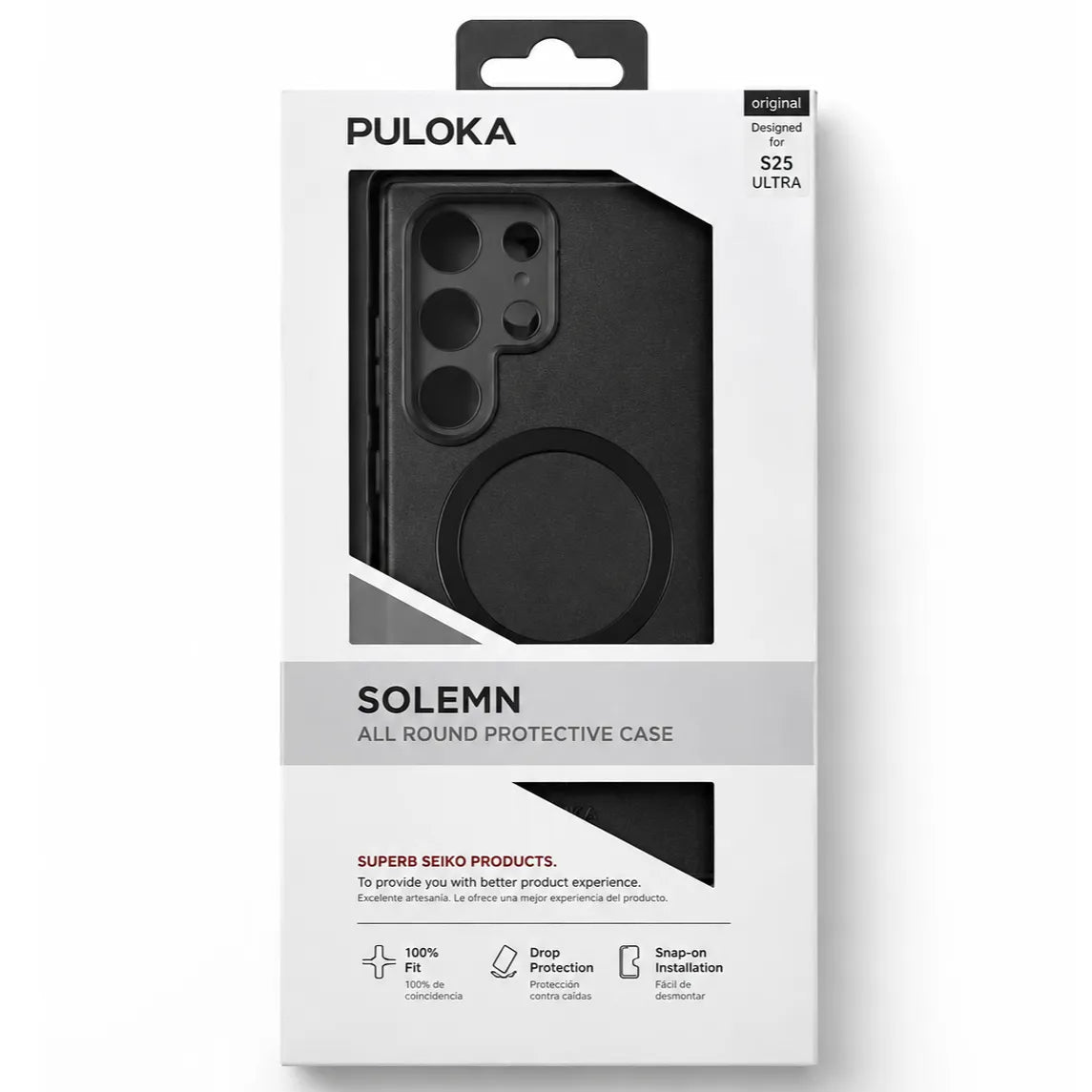 Puloka Samsung S25 Ultra 5G Cover MagSafe Leather Case