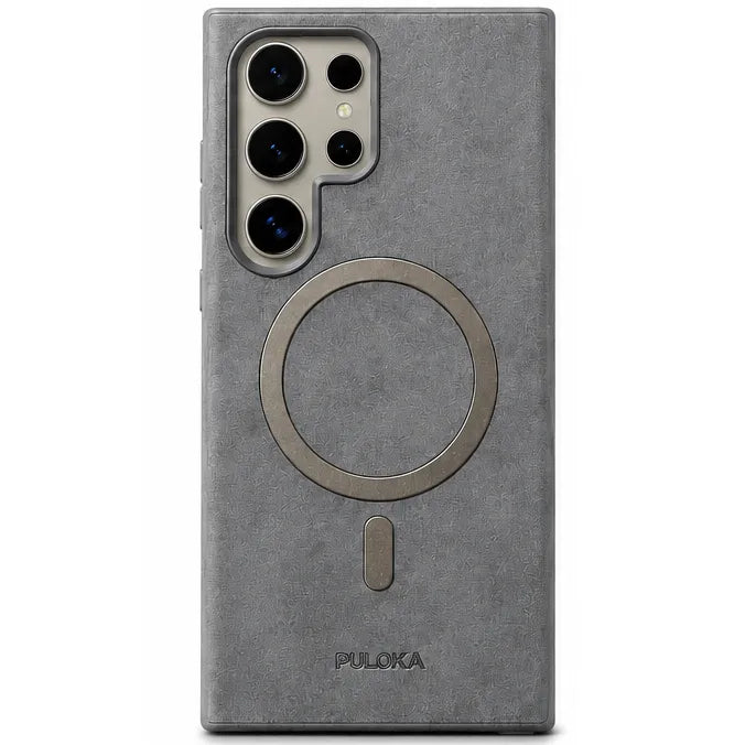 Puloka Samsung S25 Ultra 5G Cover MagSafe Leather Case