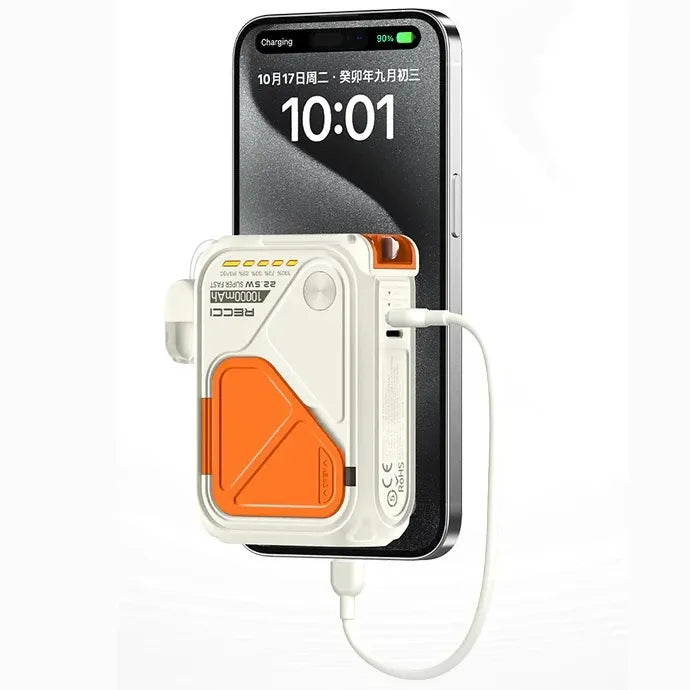5 in 1 Powerbank & Desktop Charger 22.5W RECCI 10,000 mAh | Voyage RPB-A06 - Local Warranty