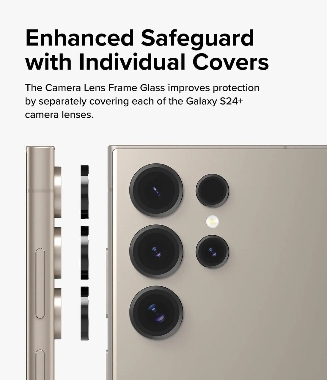 ROCKYMILE Glass Screen Camera Lense for Samsung S24 Ultra 5G