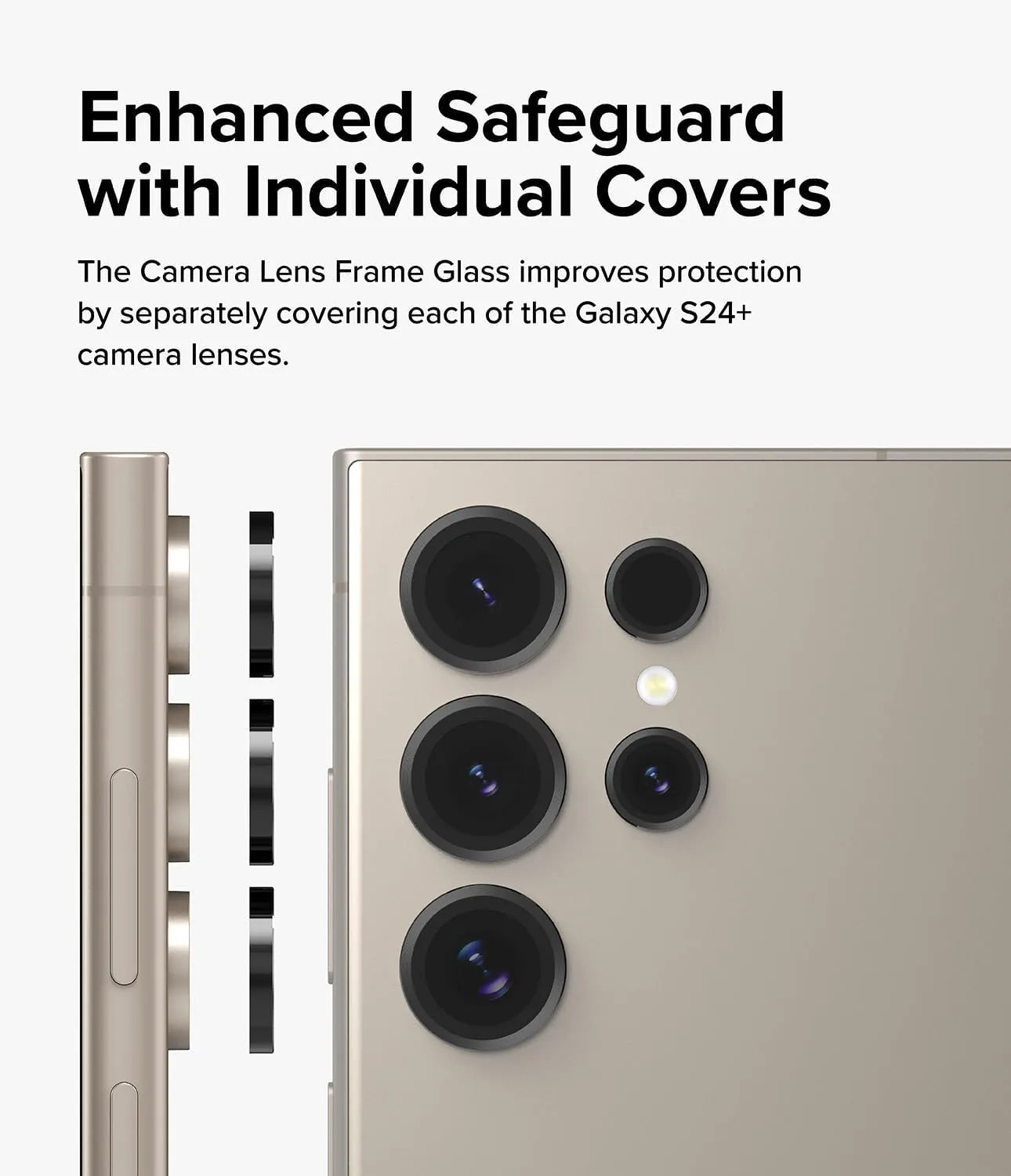 ROCKYMILE Glass Screen Camera Lense for Samsung S24 Ultra 5G