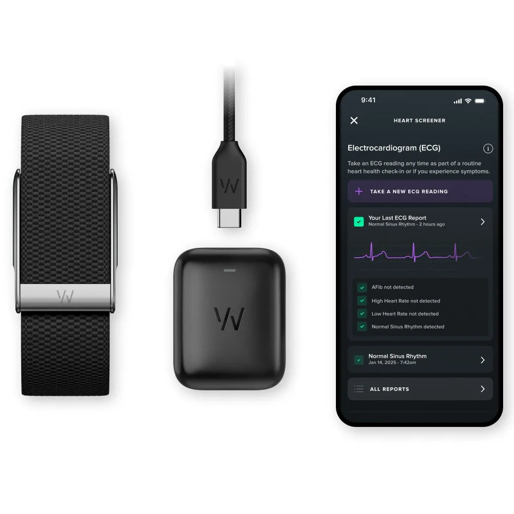 Whoop Life 5.0 (MG) Sensor - 12 Months FREE Subscribtion - Black