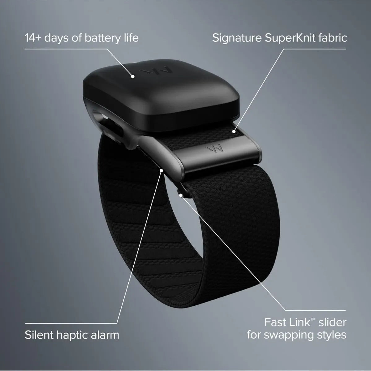 Whoop Peak 5.0 Sensor - 12 Months FREE Subscribtion - Black