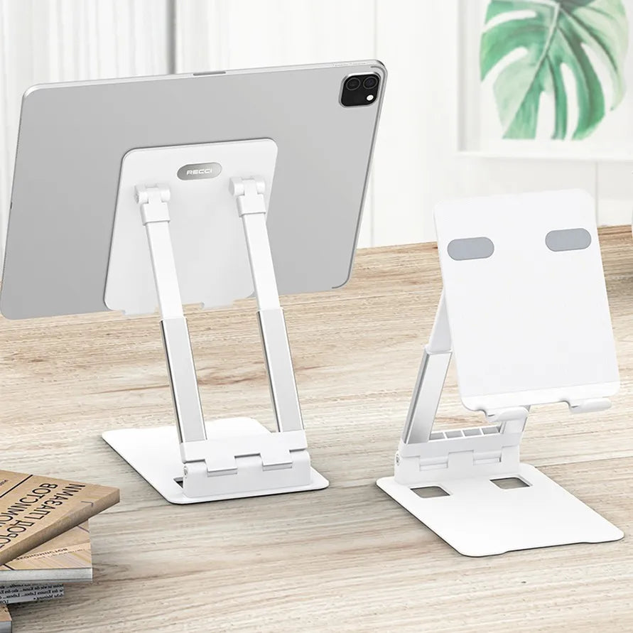 Tablet Stand RECCI RHO-M08 - 90° Adjustable Holder - Local Warranty