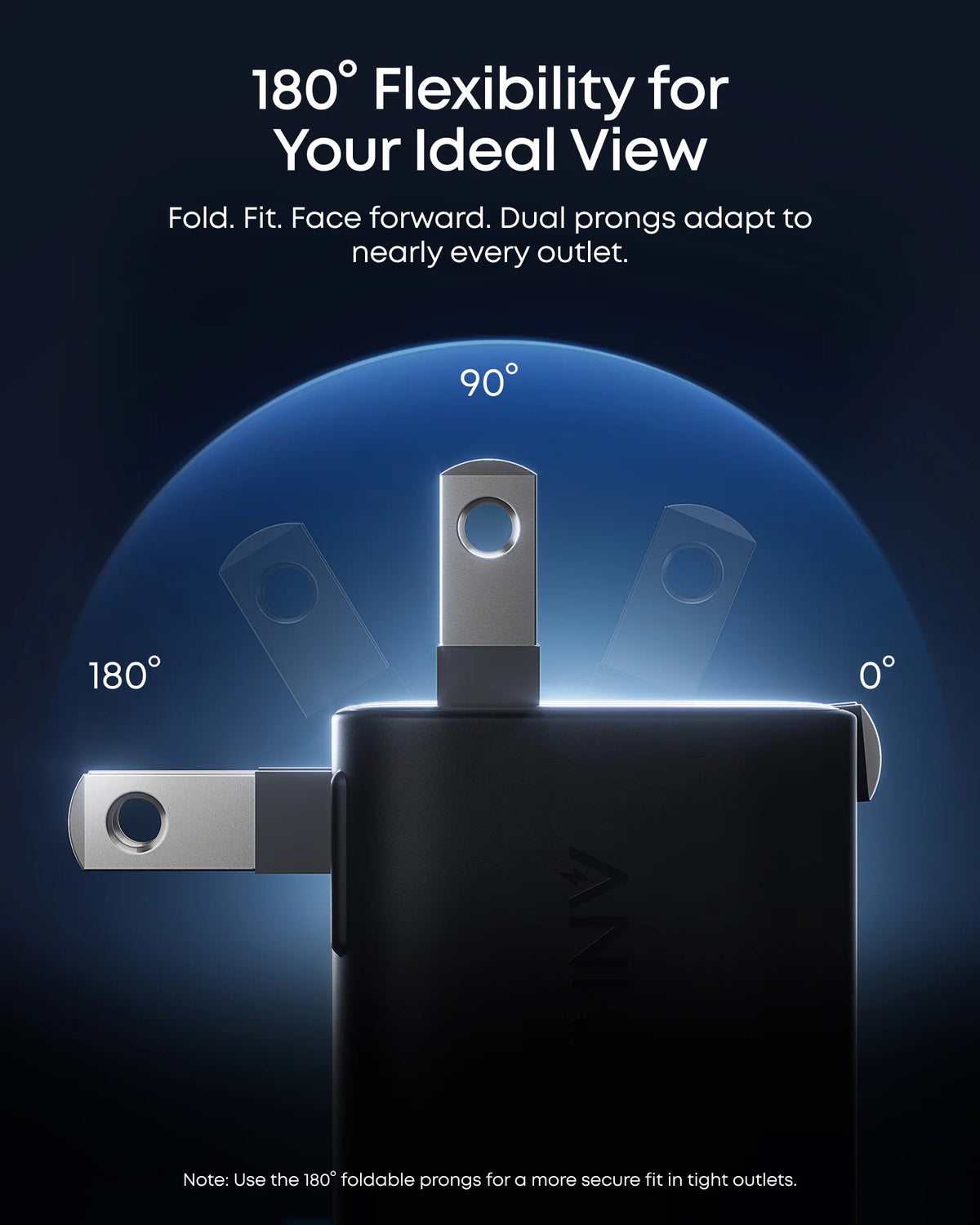 Adapter ANKER Nano 45W - Smart Display AI USB-C - Foldable Plug