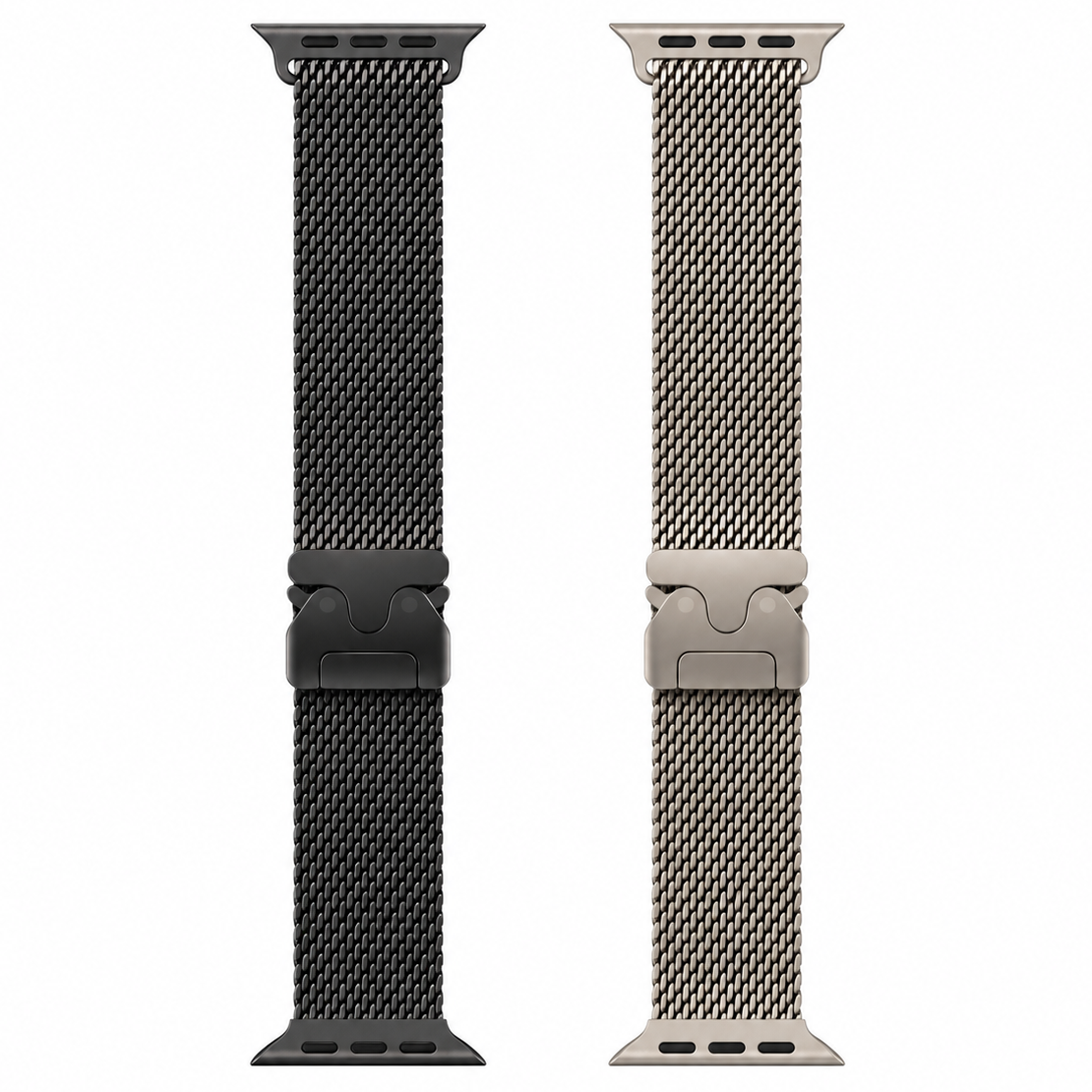 Al Sheikh Stores Apple Watch Ultra 4 Titanium 49mm - Local Apple Warranty - Titanium Milanese Loop Band Colors