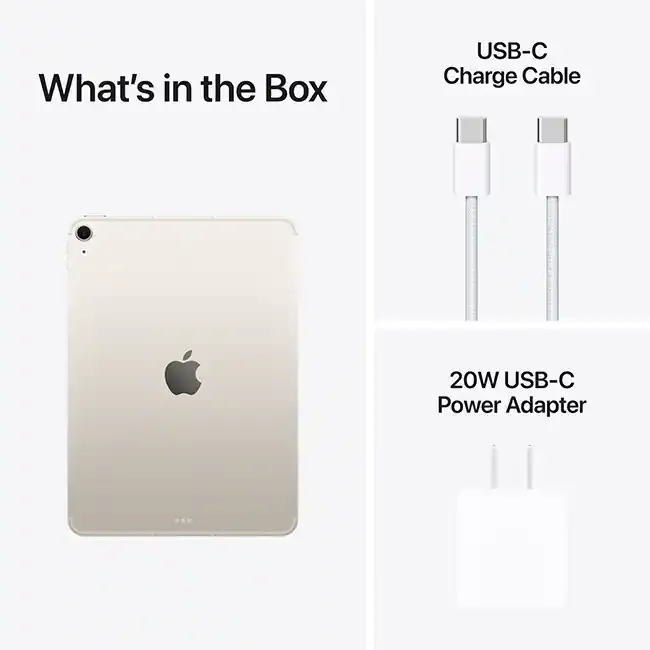 ابل ايباد اير M4 - واي فاي - بضمان محلي Apple