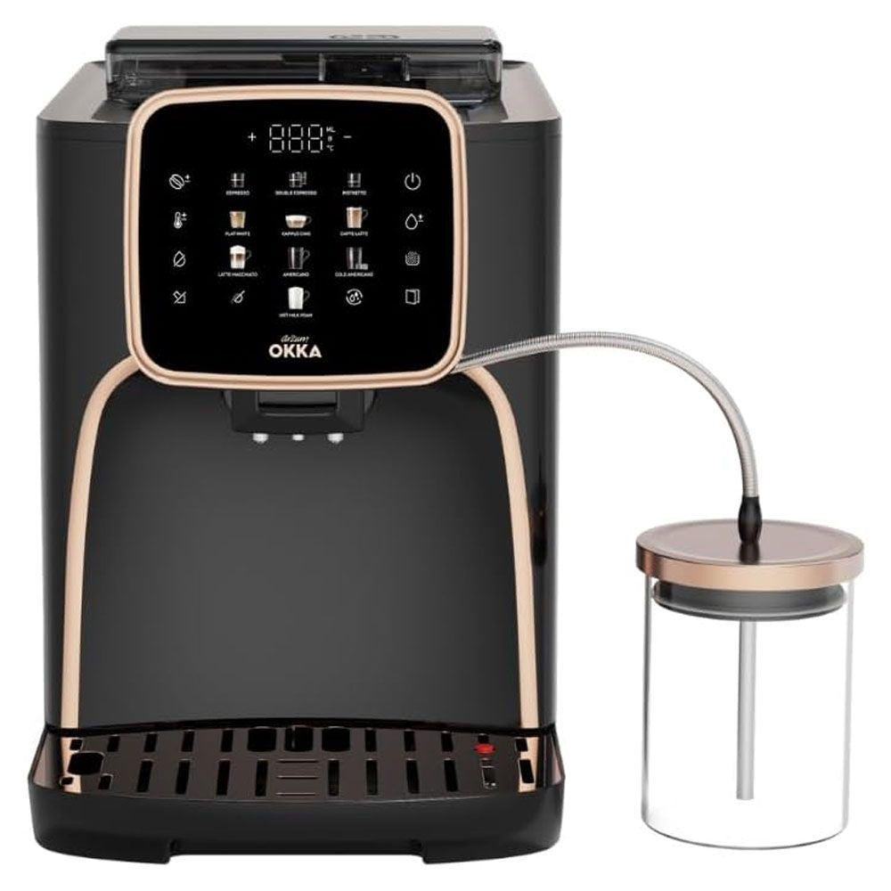 Arzum Okka Espresso Pro M Fully Automatic Machine - OK0028-04 - Black x Copper