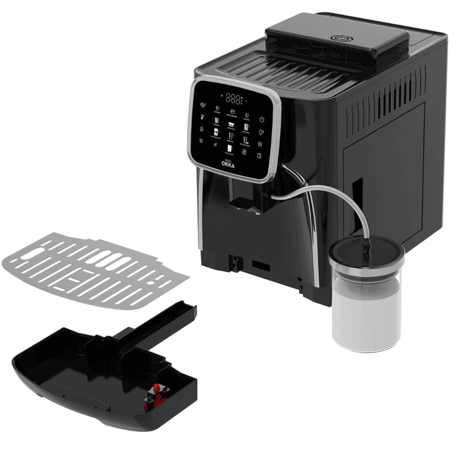 Al Sheikh Stores Arzum Okka Espresso Pro M Fully Automatic Machine - OK0028-05 - Black x Silver Color