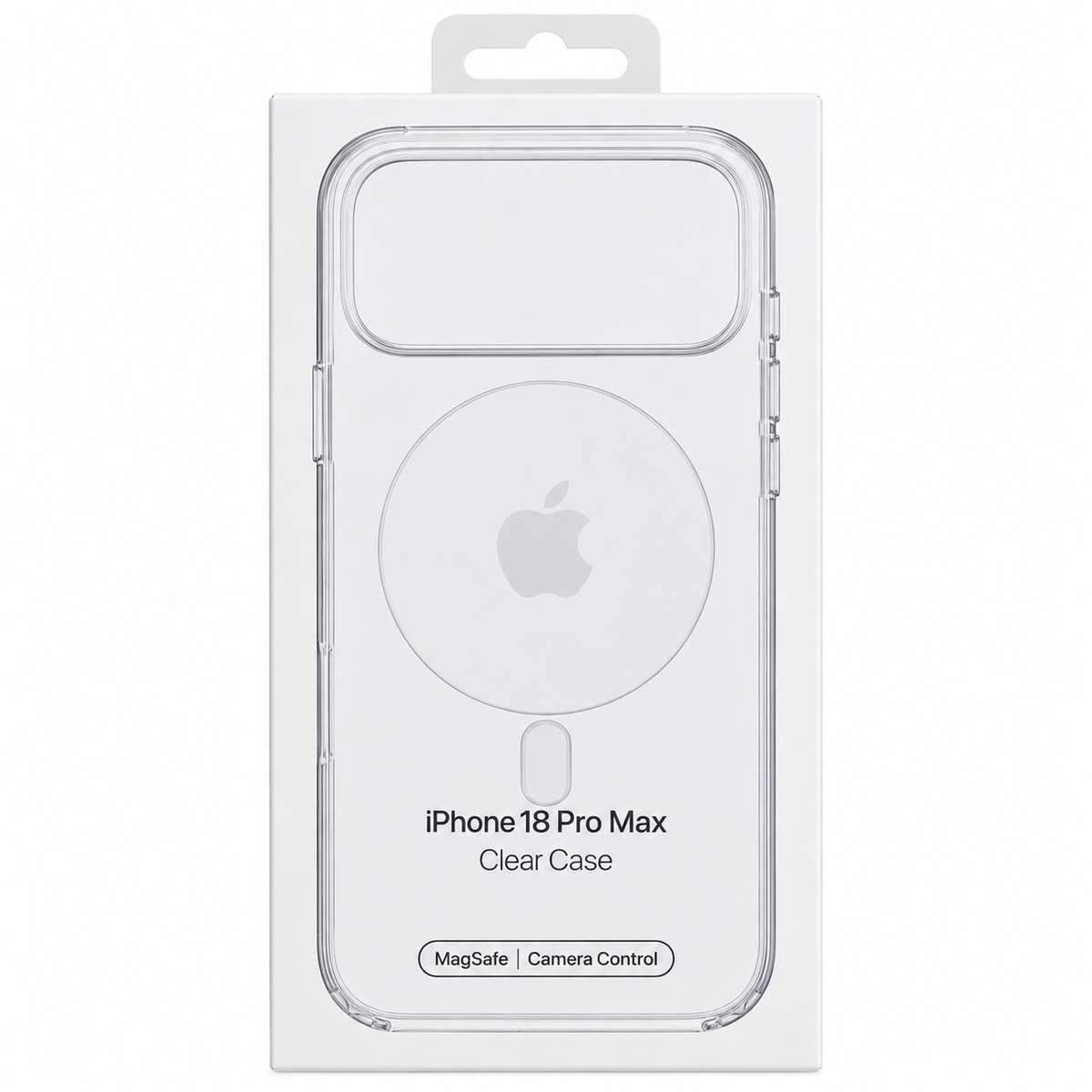 جراب Clear ابل ايفون 18 برو ماكس اصلي - MagSafe & Camera Control