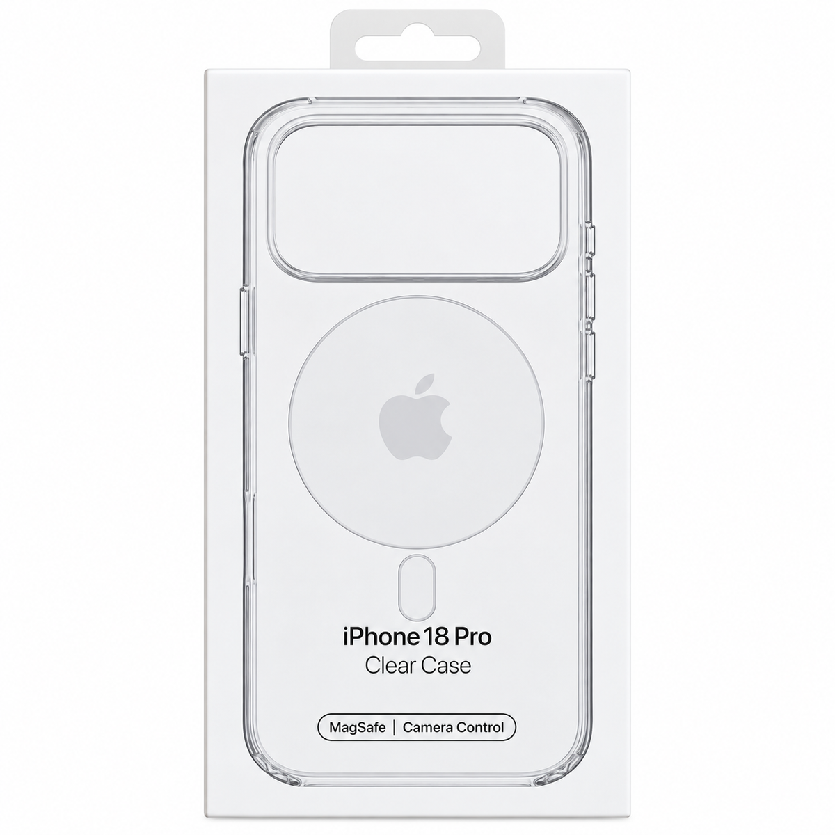 جراب Clear ابل ايفون 18 برو اصلي - MagSafe & Camera Control