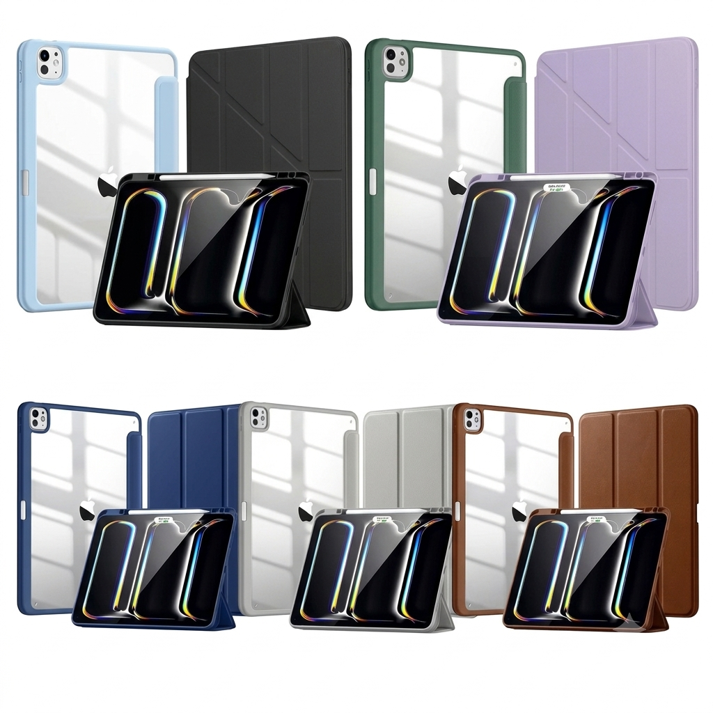 Cover Evo Crystal Folio Case For Apple iPad Pro M4 & Pro M5