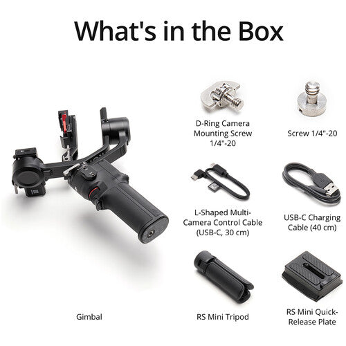 Al Sheikh Stores DJI RS 3 Mini Gimbal Stabilizer What's in the Box - Local Warranty