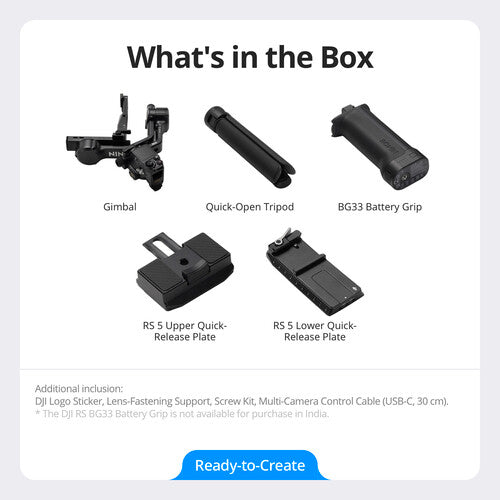 Al Sheikh Stores DJI RS 5 Gimbal Stabilizer - Local Warranty - What's in the Box
