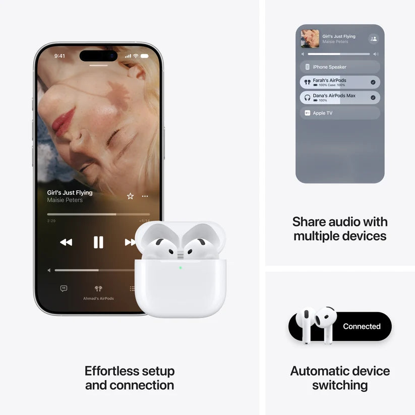 ابل ايربودز 5 - بخاصية عزل الضوضاء - بضمان محلي Apple