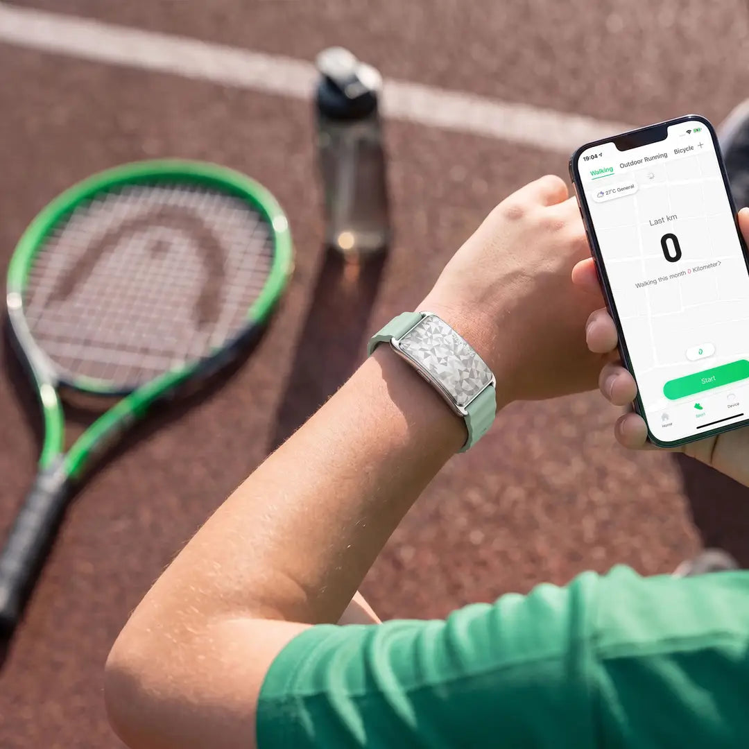Porodo TrackFit Arc Smart Fitness Tracker With App-Era Fitness & Silicone Strap