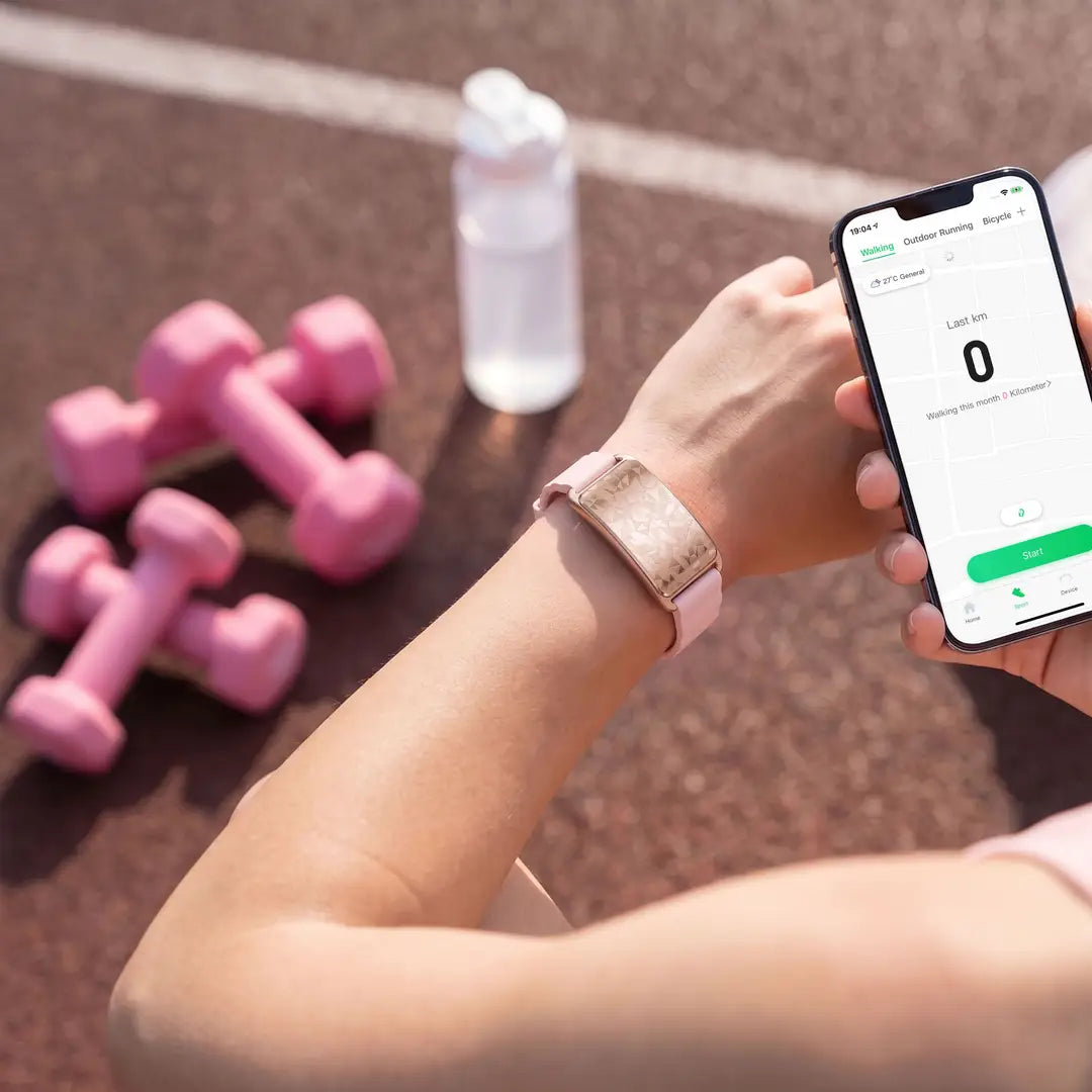 Porodo TrackFit Arc Smart Fitness Tracker With App-Era Fitness & Silicone Strap