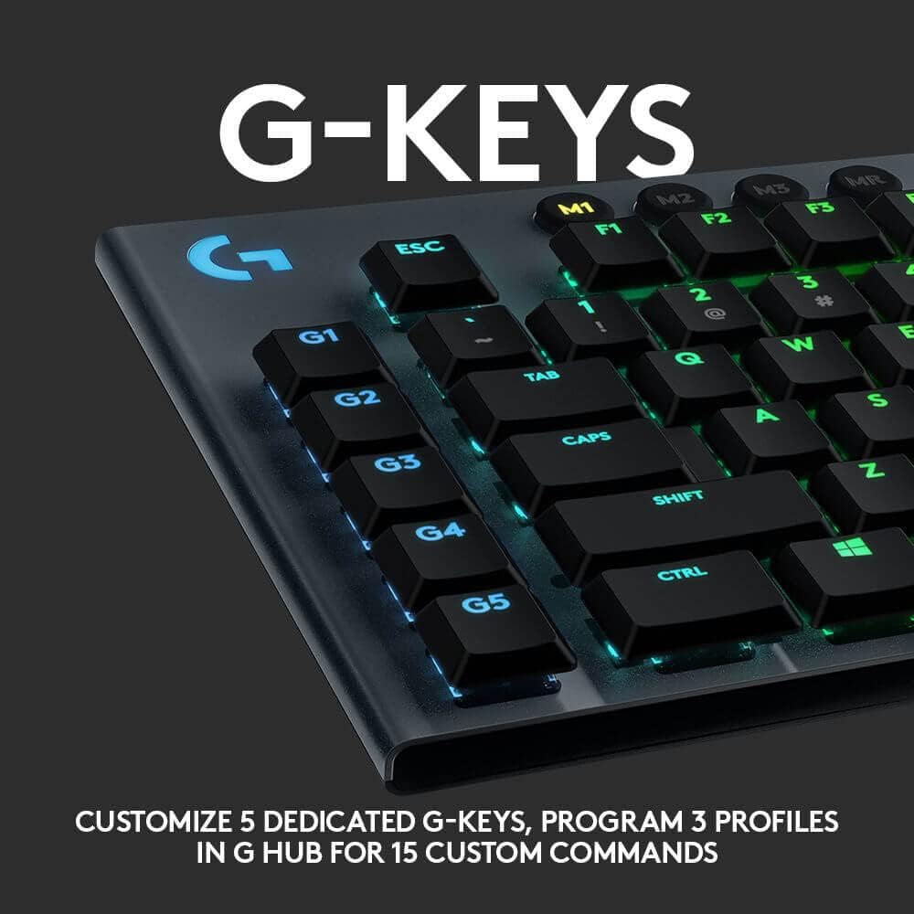 Logitech G G915 Lightspeed Wireless RGB Gaming Keyboard - Local Warranty