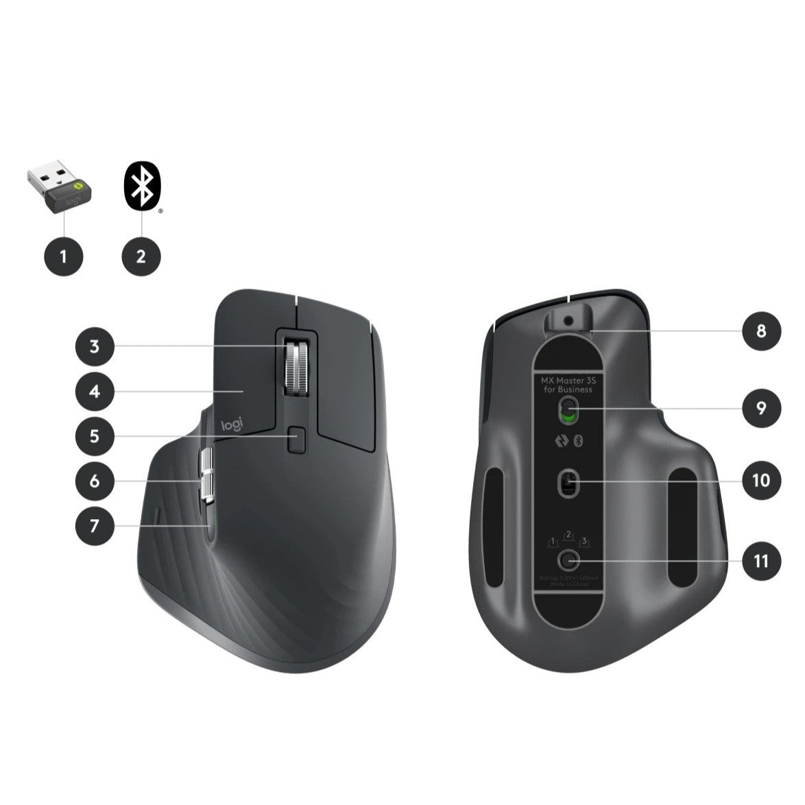 Logitech MX Master 3s For Business Wireless Mouse - Local Warranty