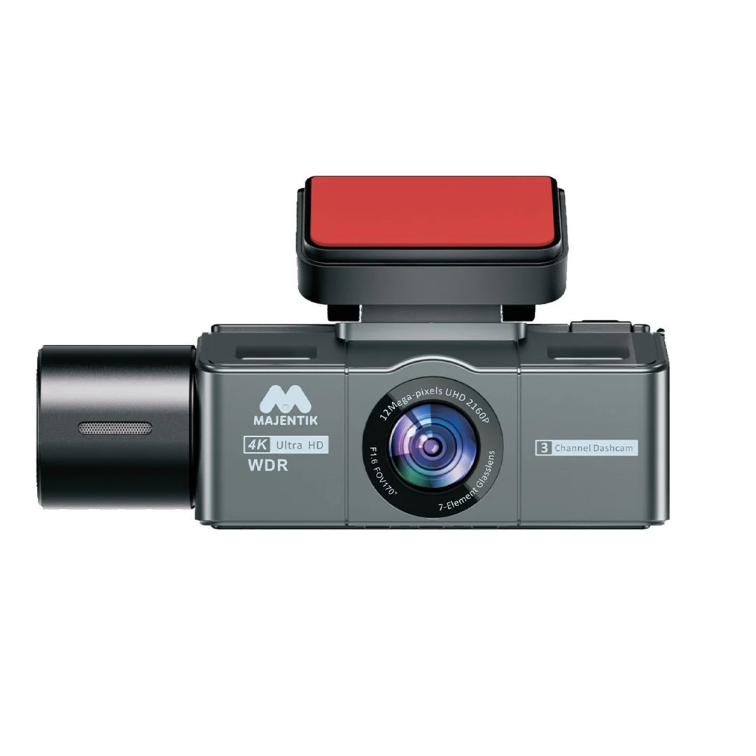 Majentic Car Dash Cam MZ-03 Tri-Cam 4K - Local Warranty