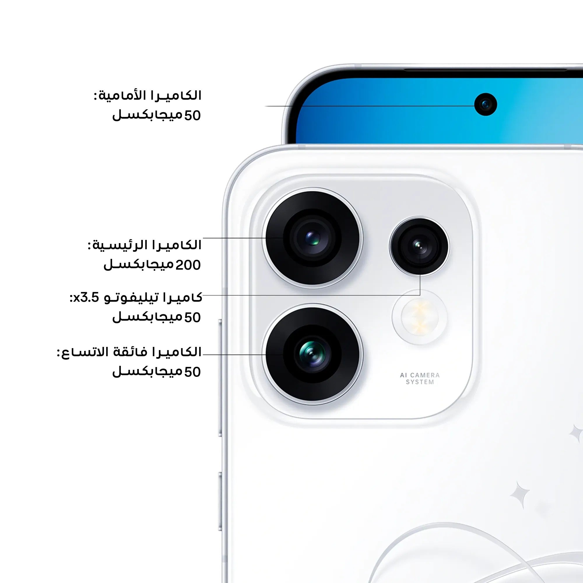 اوبو Reno 16 Pro 5G - ثنائي الشريحة مع eSIM - ضمان محلي