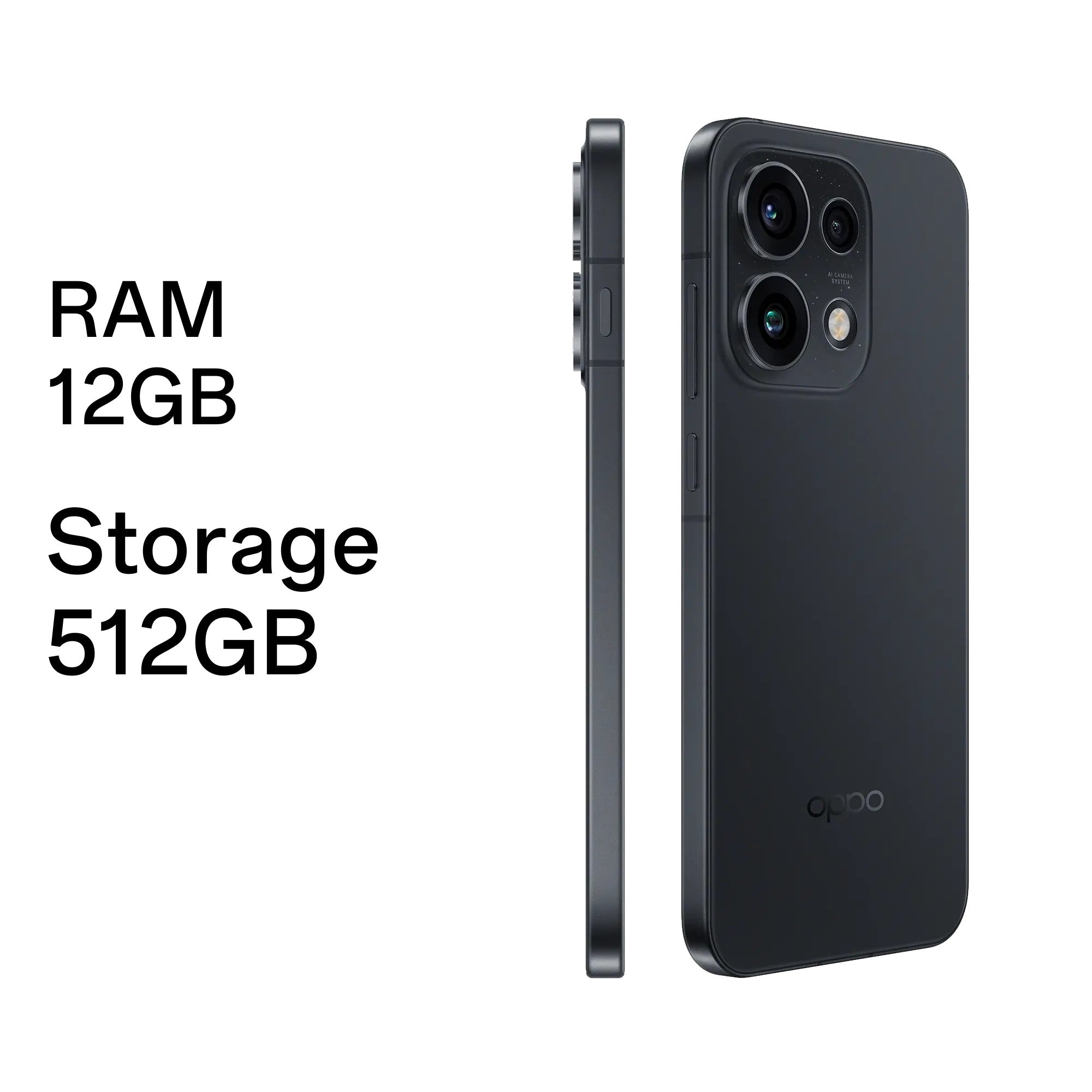 اوبو Reno 16 Pro 5G - ثنائي الشريحة مع eSIM - ضمان محلي