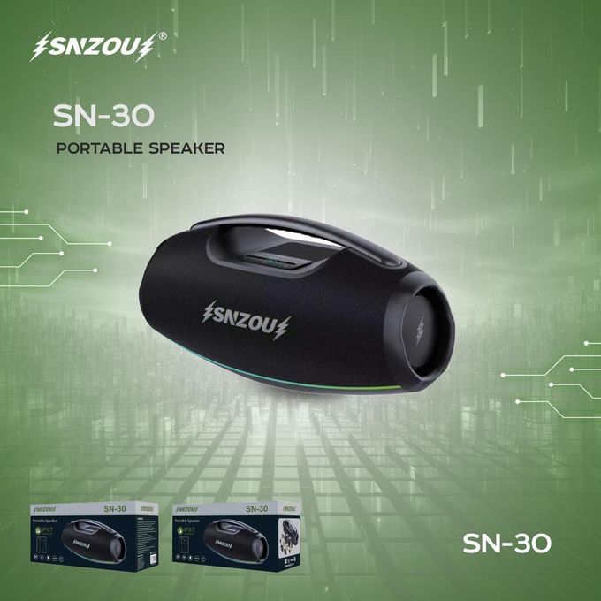 Portable Speaker SNZOU 230W - 7 Colors Ambiance Lights | SN-30 - Local Warranty