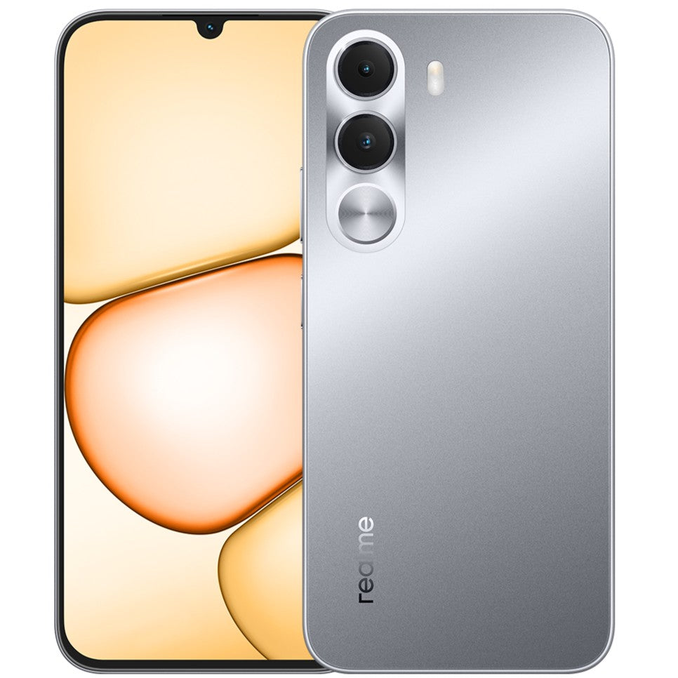 realme C100i Dual SIM Smartphone in Dawn Purple and Dusk Gray with 7000mAh Battery