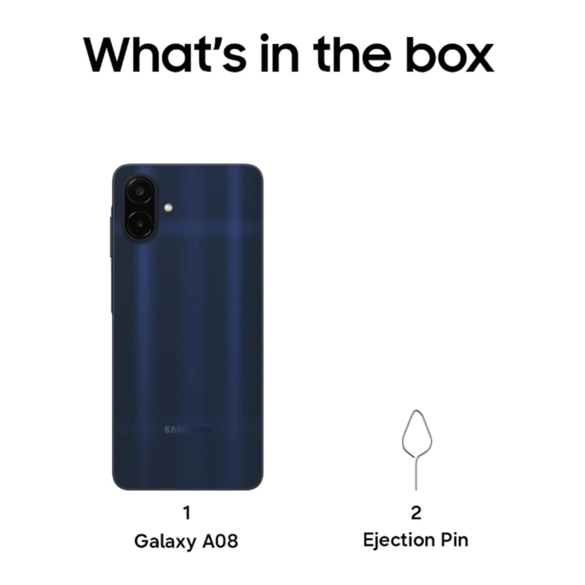 Samsung Galaxy A08 4G Dual SIM - What's in the Box