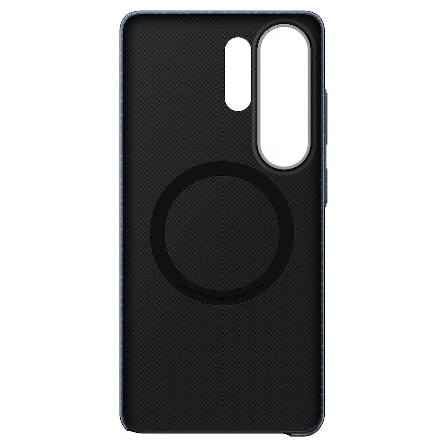 Dark Blue phone case with a minimalist design on a white background
